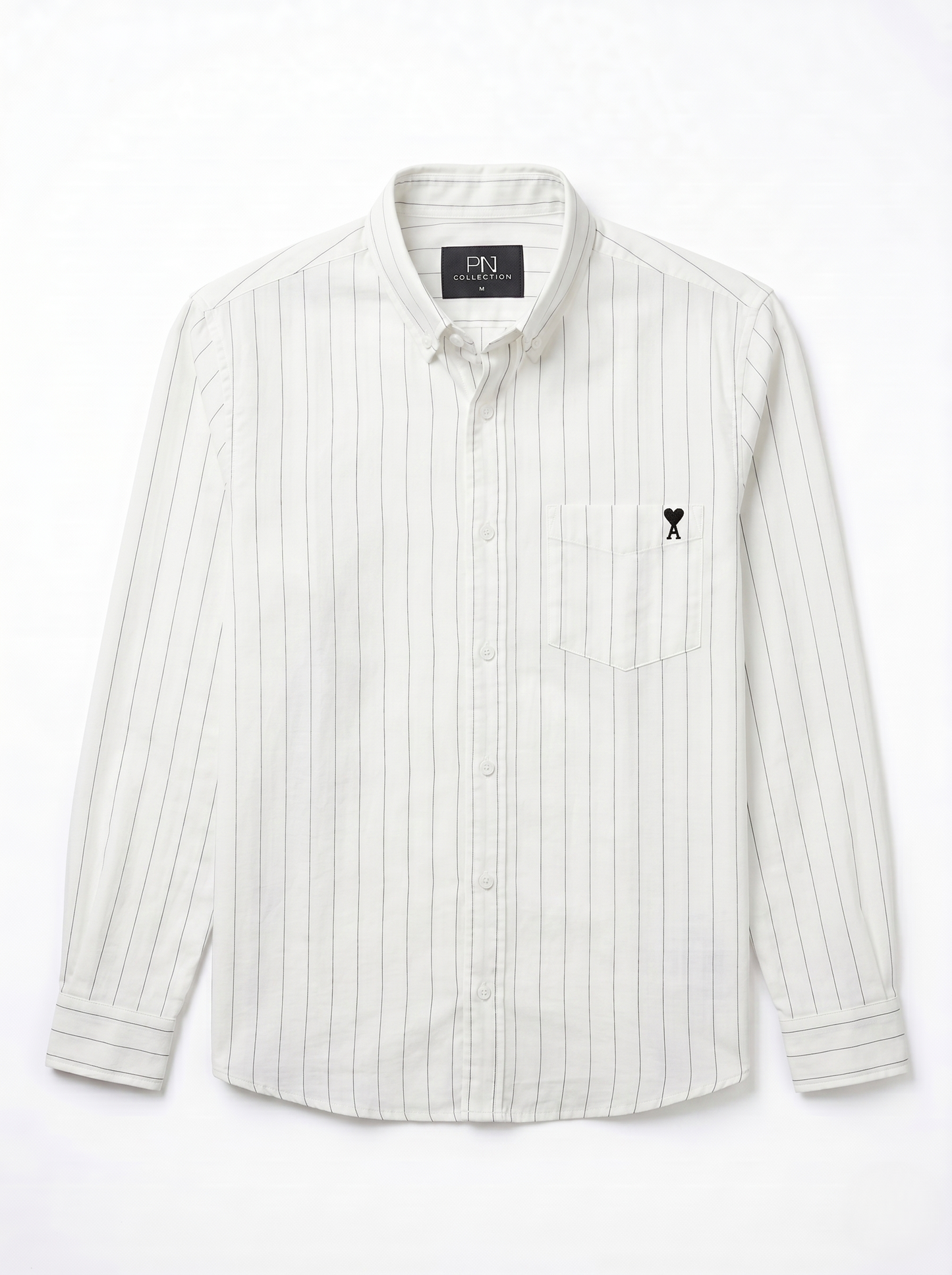 Long Sleeve Striped Shirt White/1024-202-25