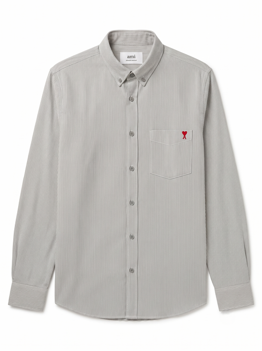 Long Sleeve Striped Cotton Shirt/1026-202