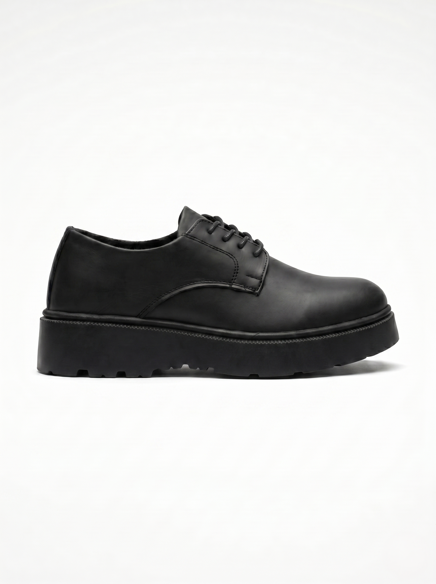 Chunky Derby Shoes Black/1018-208-10
