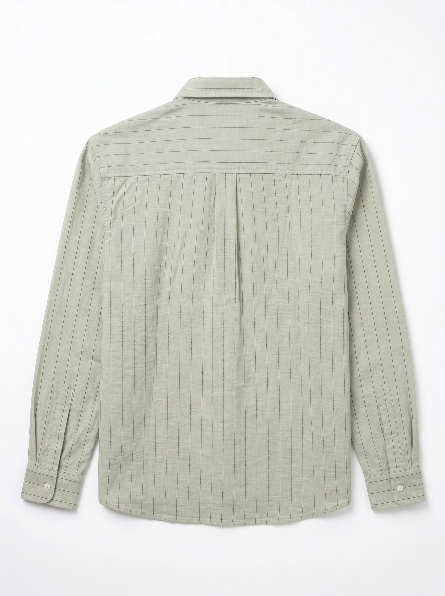 Long Sleeve Striped Shirt Mint Green/1024-202-32