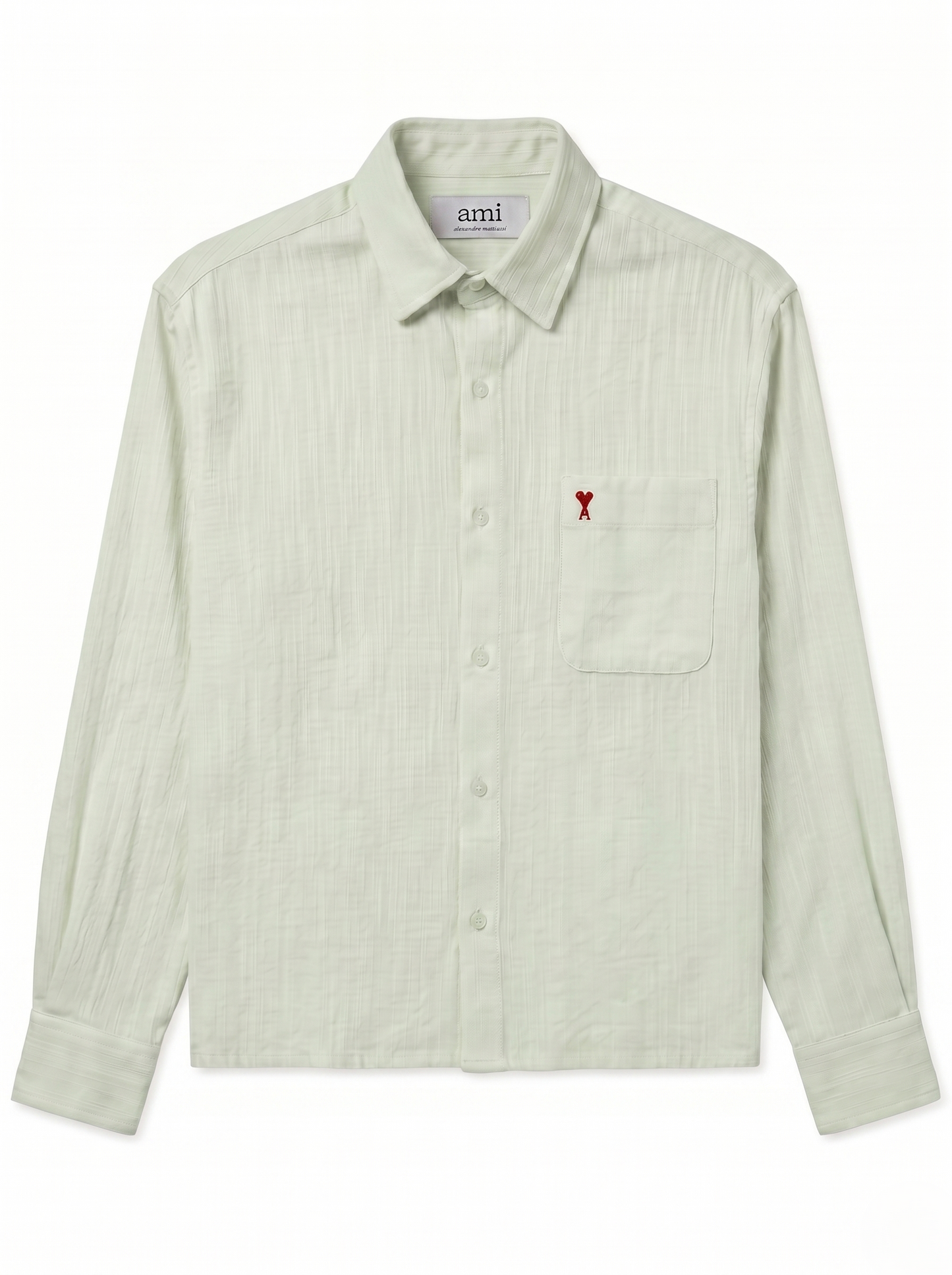 Long Sleeve Box Fit Shirt Mint Green/1002-202-32