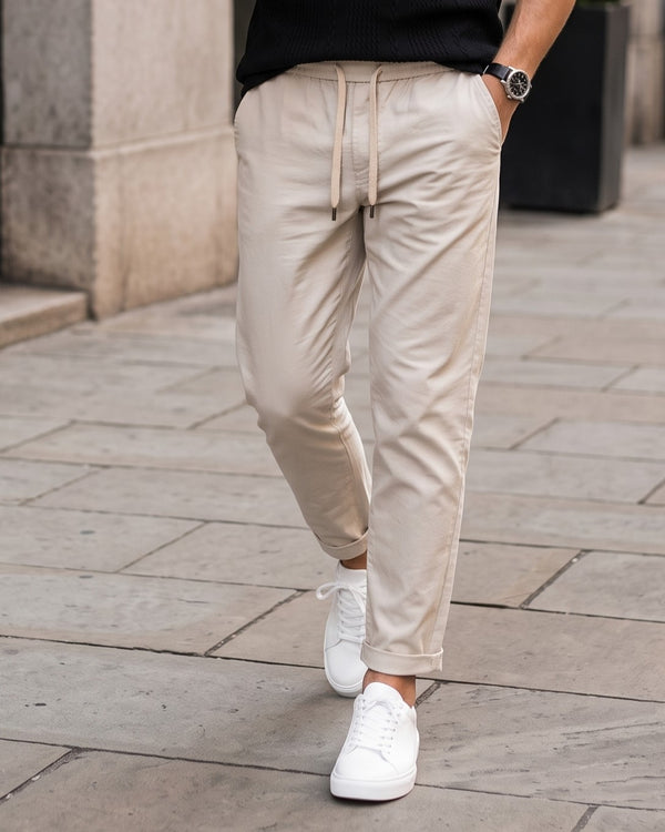 Relaxed Fit Gabardine Pants/1022-203