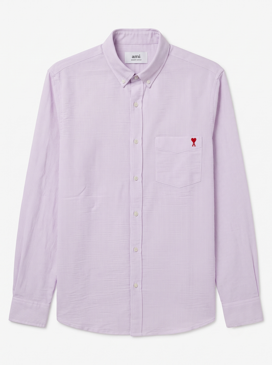 Long Sleeve Striped Cotton Shirt/1026-202