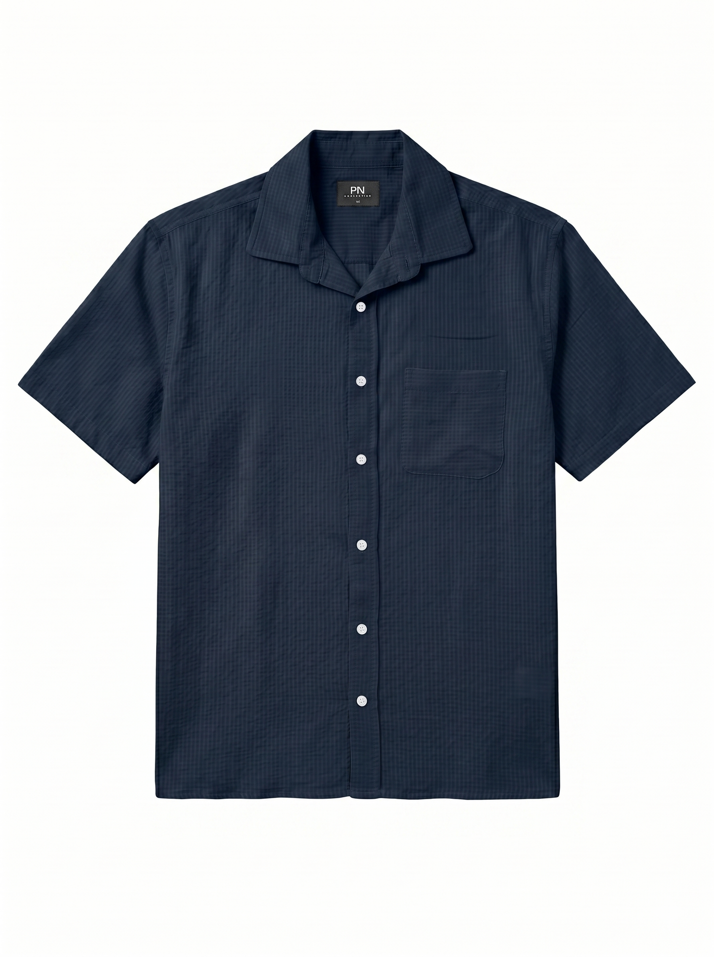 Textured Short-Sleeve Shirt/1023-202