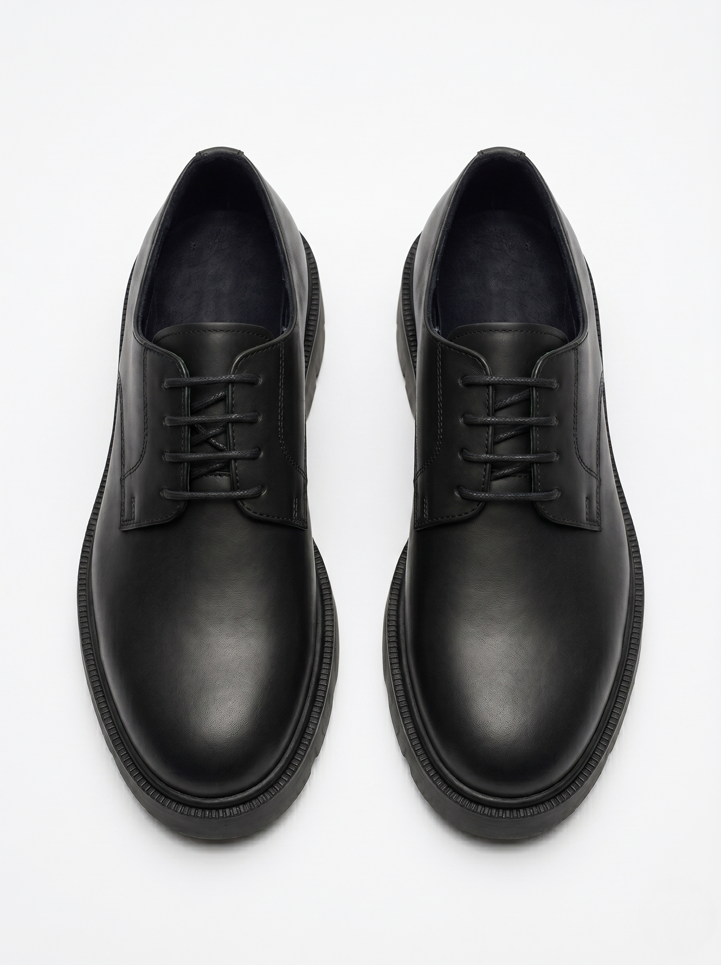 Chunky Derby Shoes Black/1018-208-10