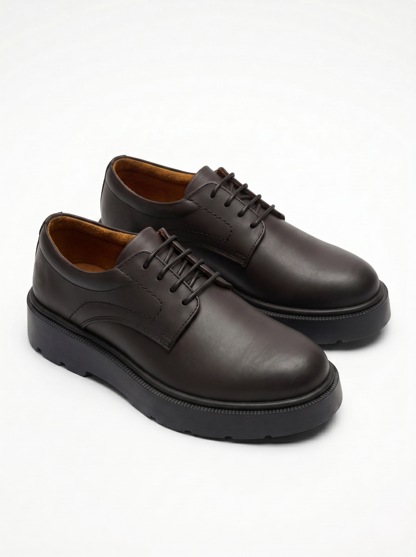 Chunky Derby Shoes Brown/1018-208-25