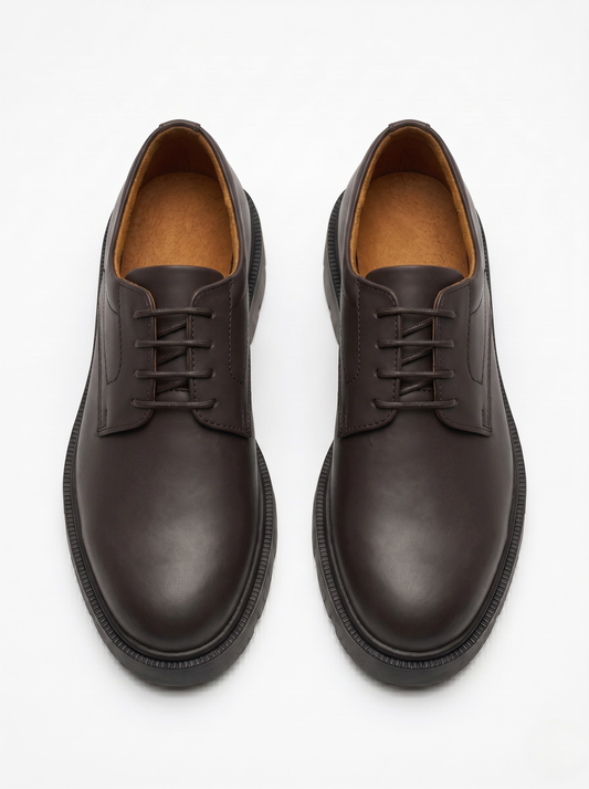 Chunky Derby Shoes Brown/1018-208-25