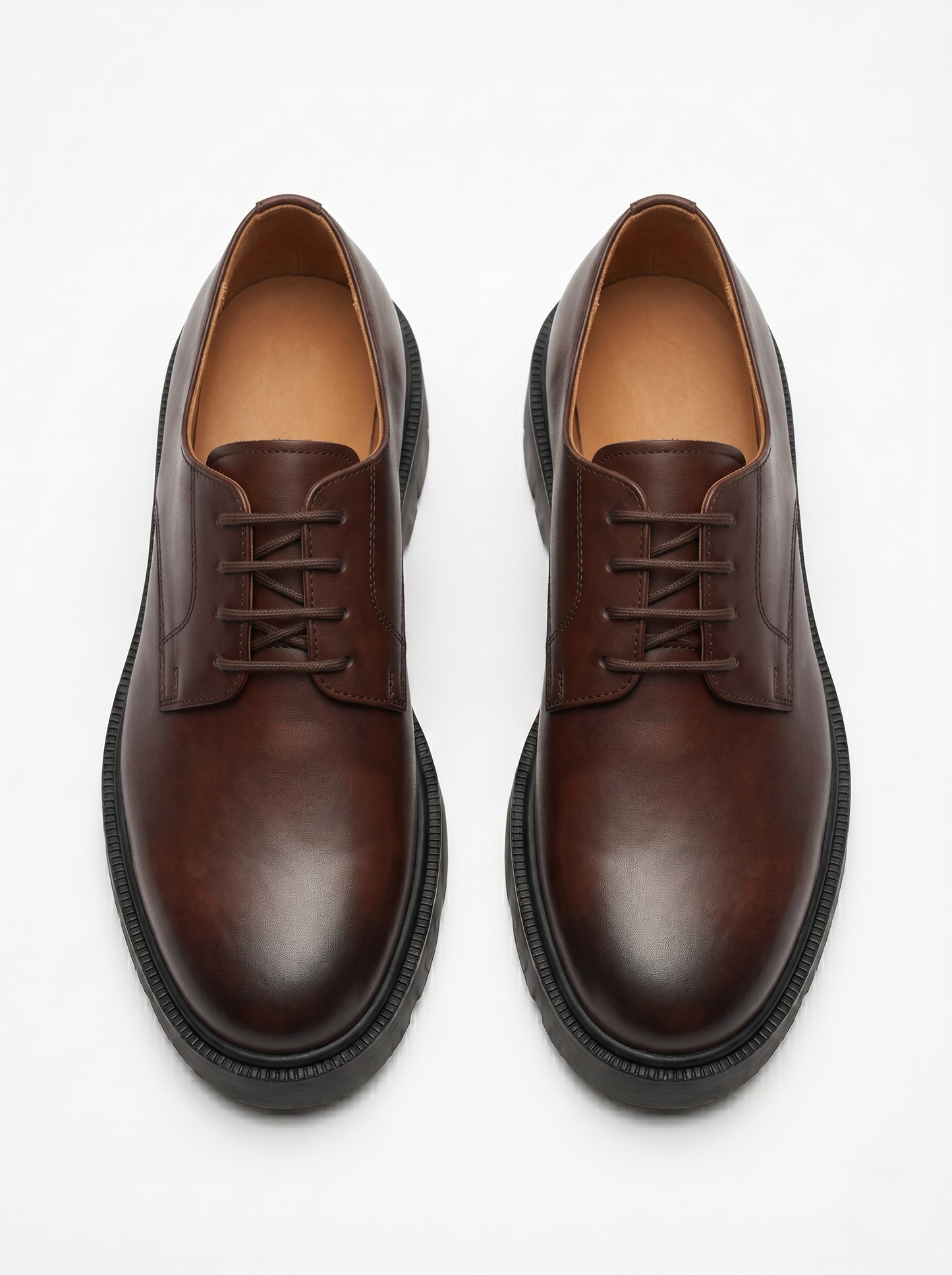 Chunky Derby Shoes LightBrown/1018-208-33