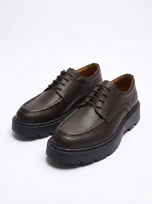 Chunky Oxford Shoes Brown/1017-208-25