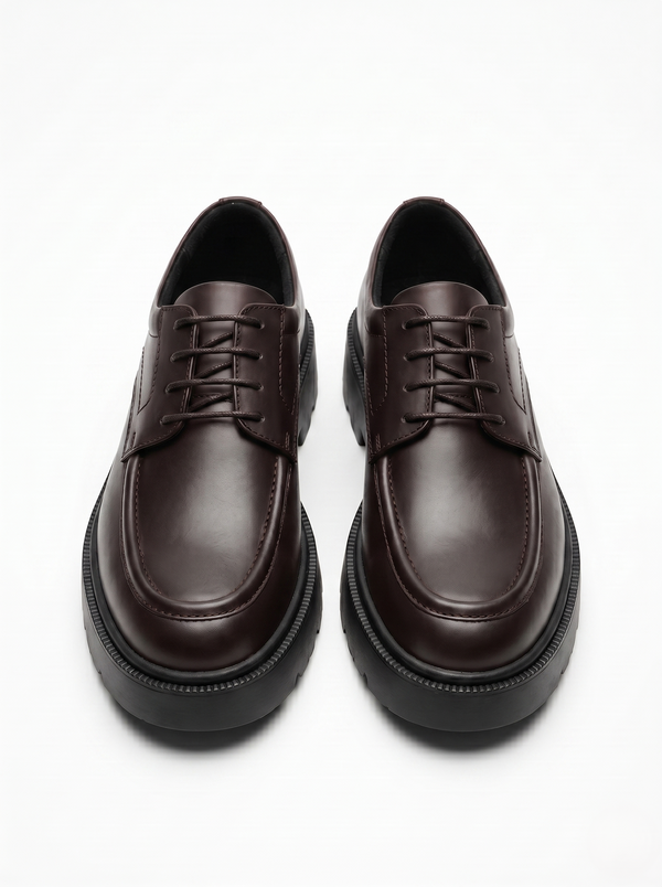 Chunky Oxford Shoes Brown/1017-208-25