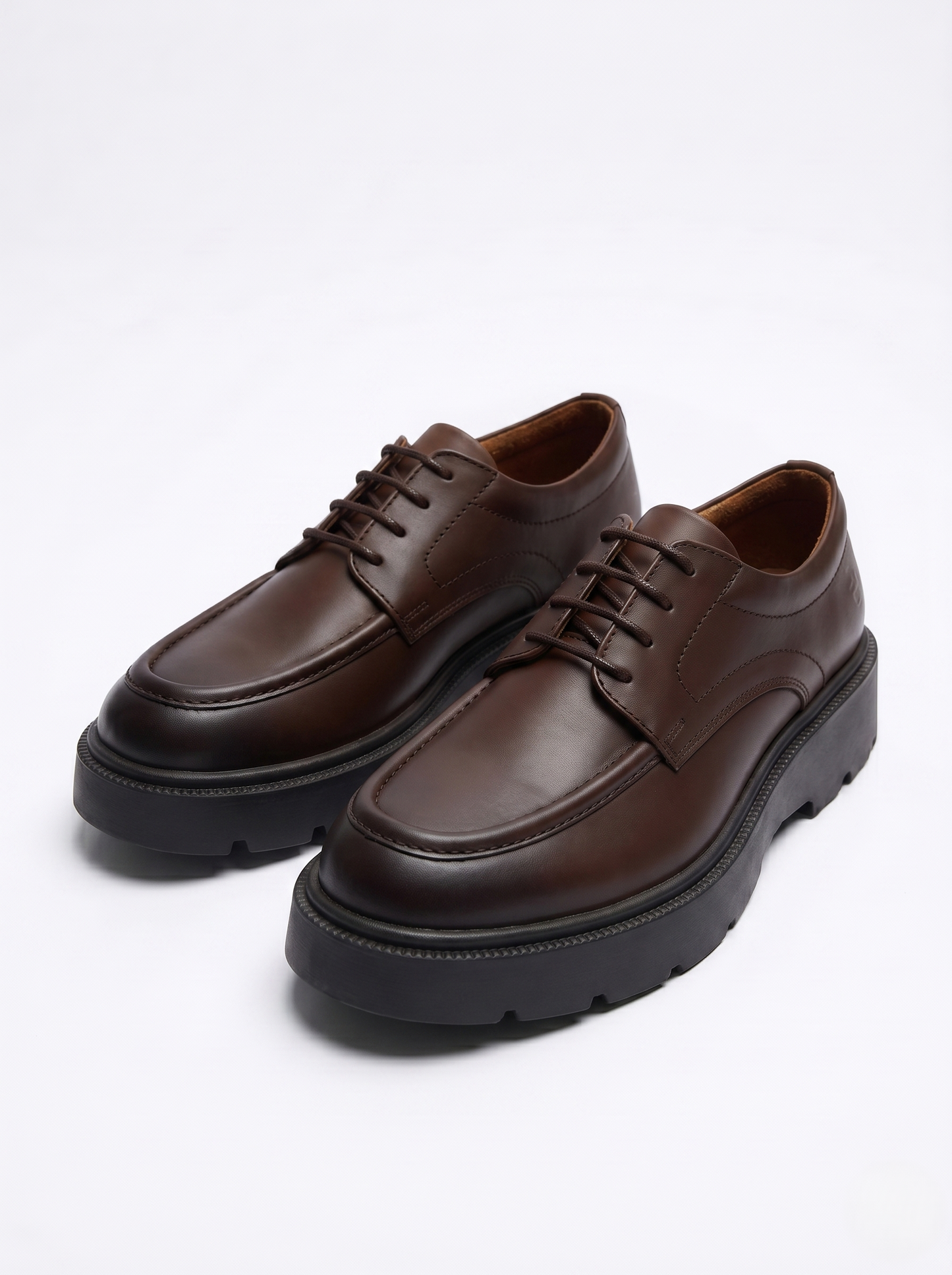 Chunky Oxford Shoes LightBrown/1017-208-33