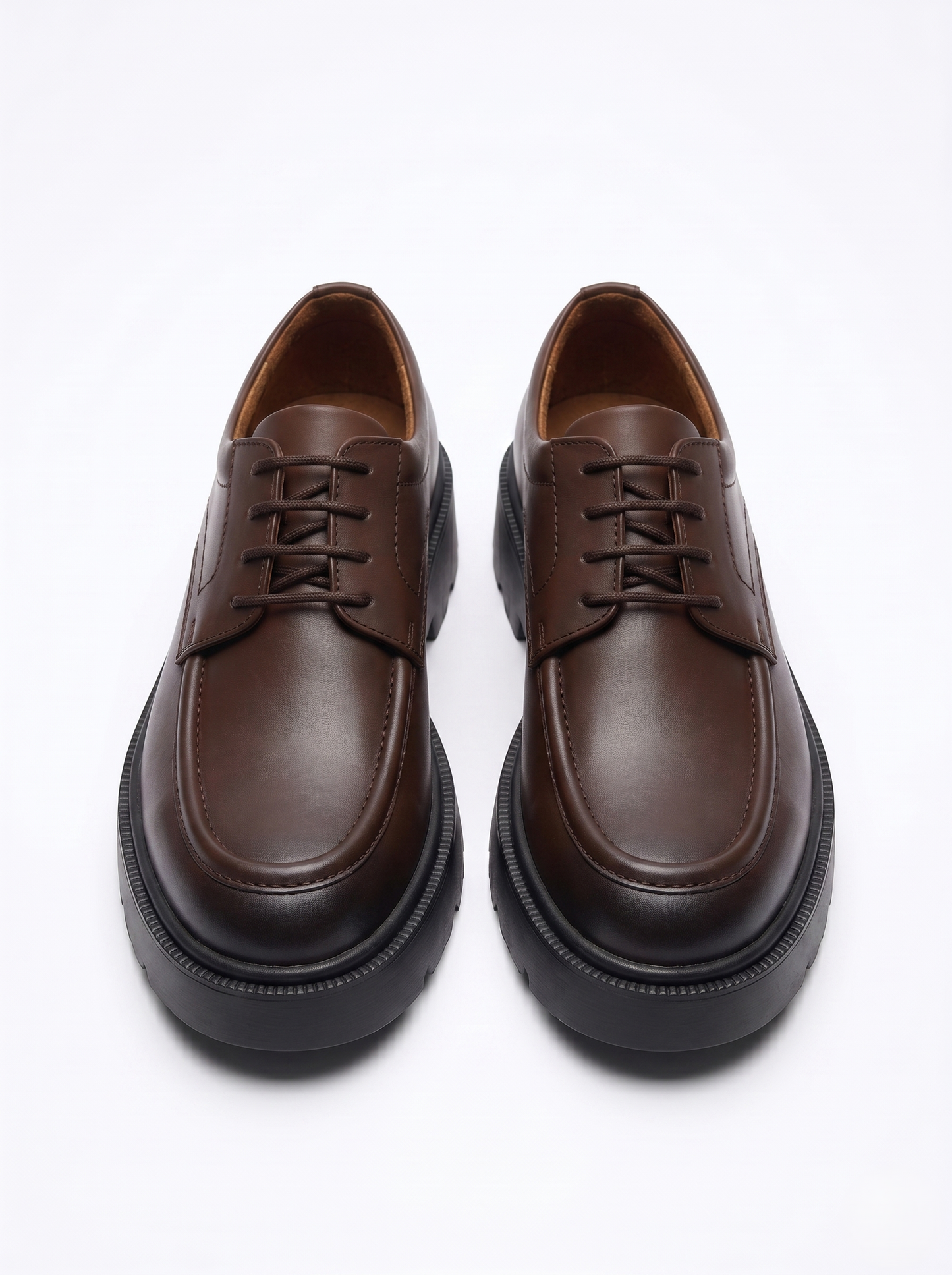 Chunky Oxford Shoes LightBrown/1017-208-33