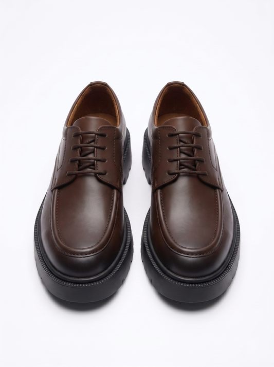 Chunky Oxford Shoes LightBrown/1017-208-33