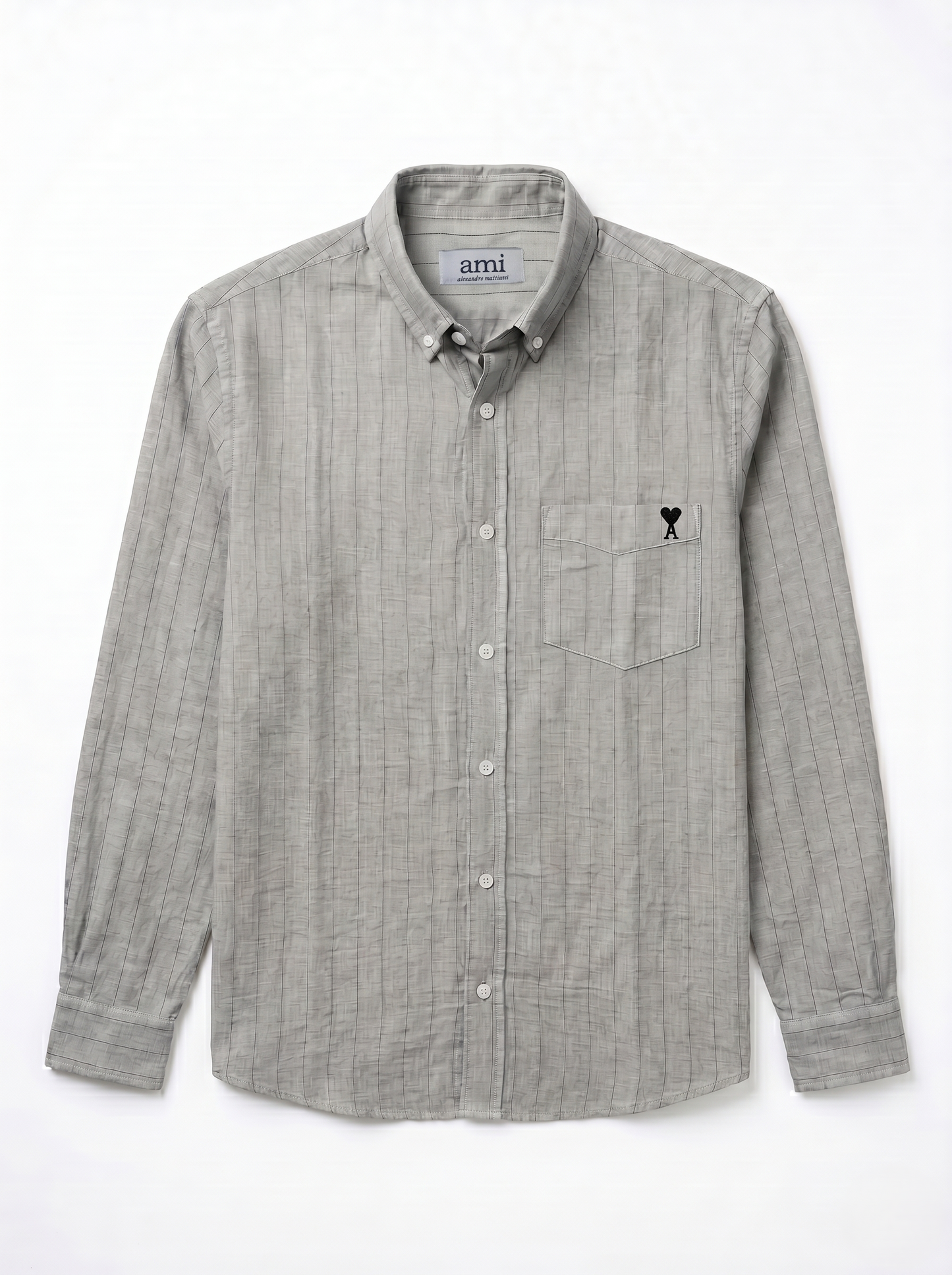 Long Sleeve Striped Shirt Grey/1024-202-15