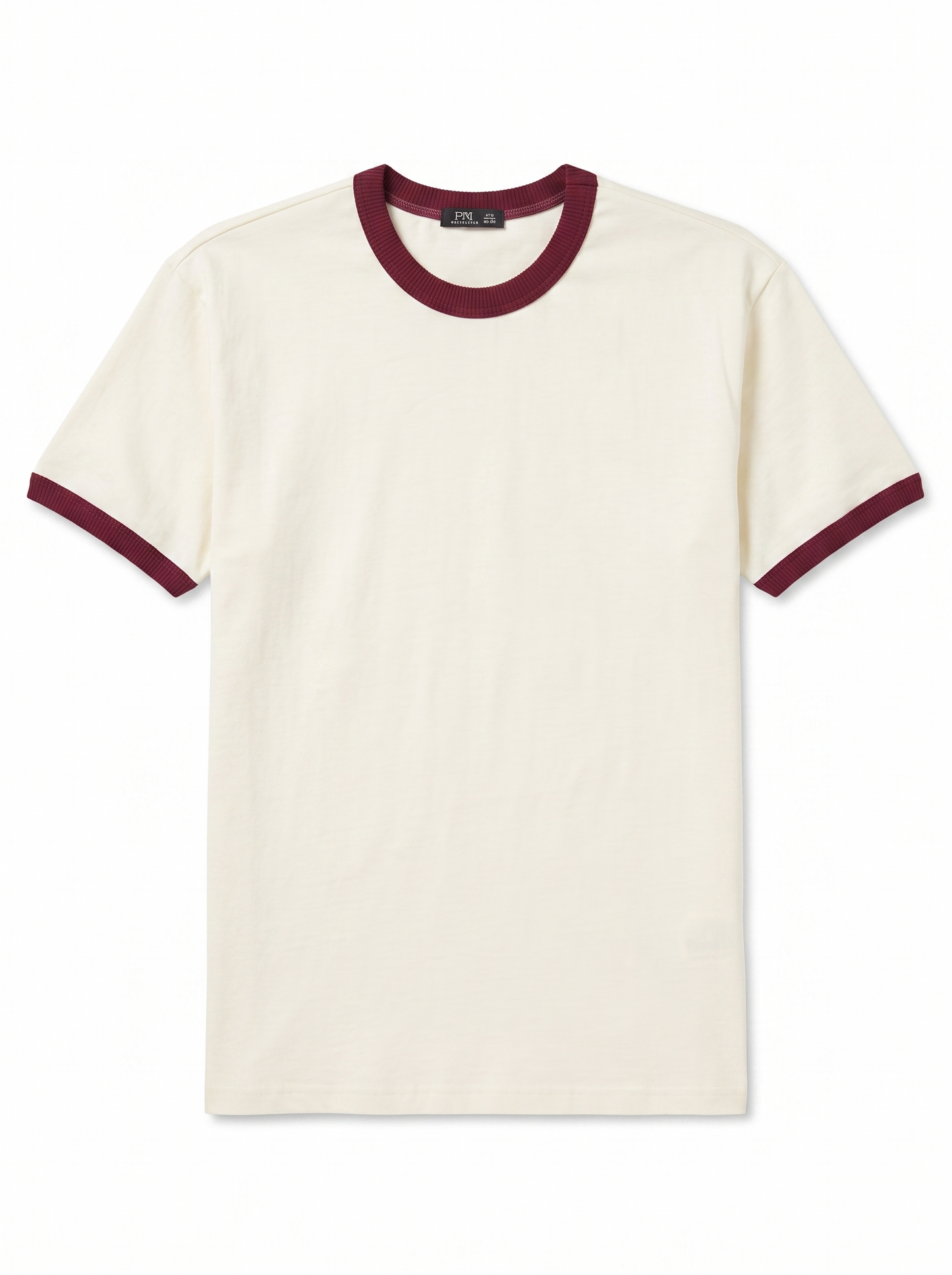 Round Neck T-Shirt Beige/1032-201-13