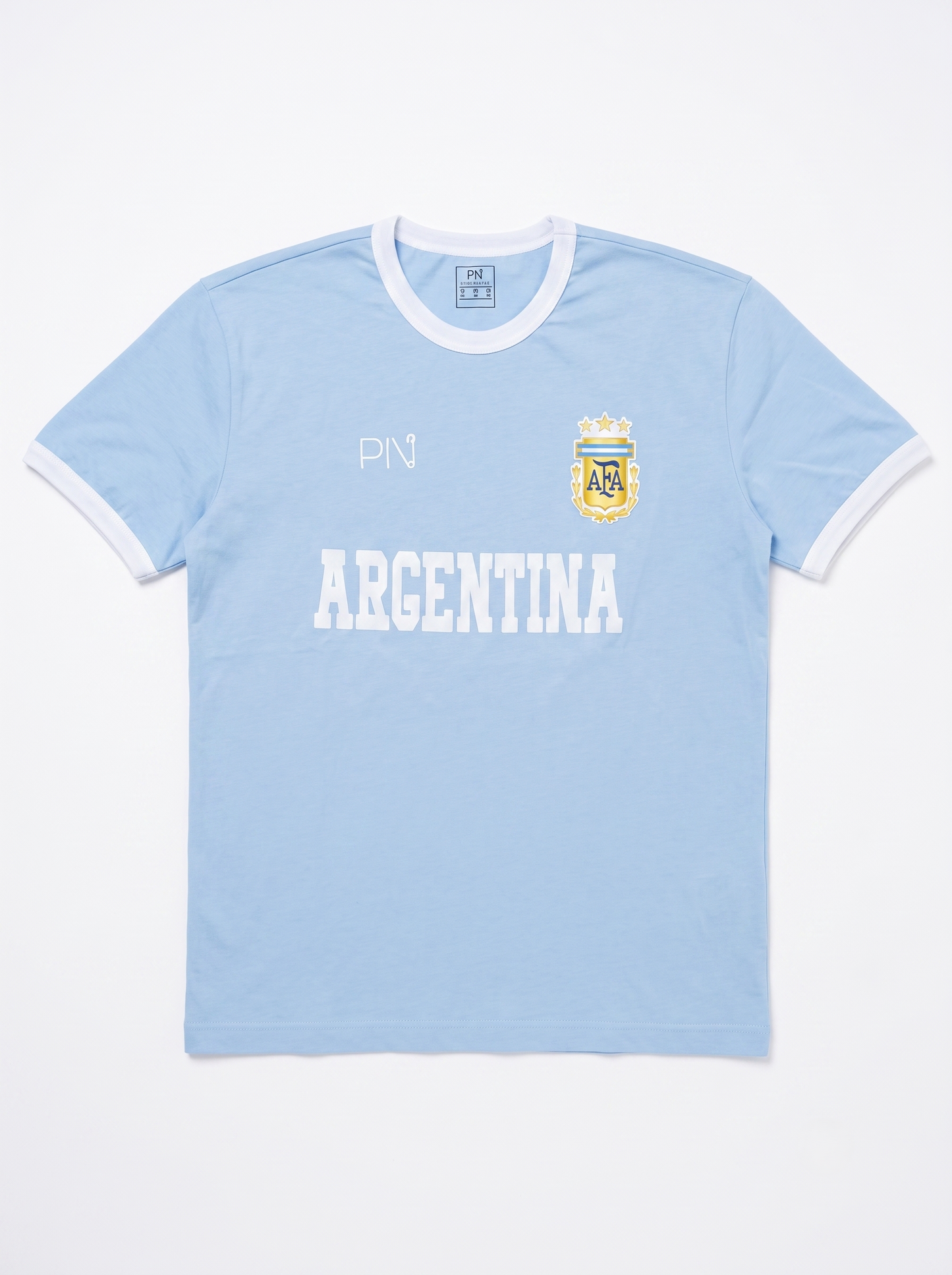 Round Neck T-Shirt Printed Argentina/1032-201-22