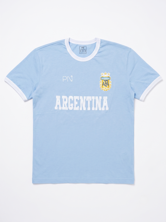 Round Neck T-Shirt Printed Argentina/1032-201-22