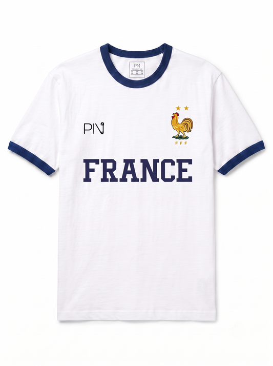 Round Neck T-Shirt Printed FRANCE/1032-201