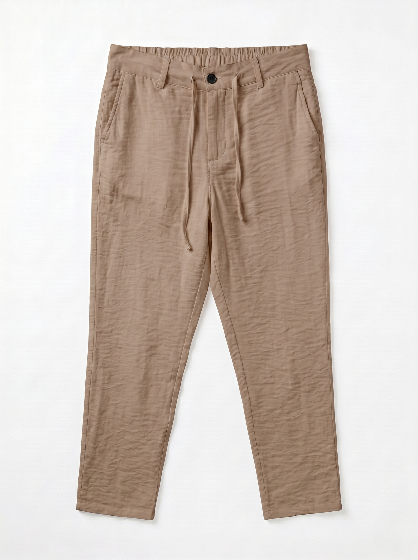 Relaxed Fit Linen Pants Brown/1007-203-26