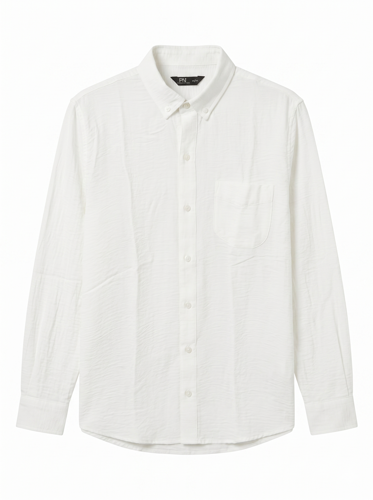 Relaxed Fit Long Sleeve Linen Shirt/1008-202