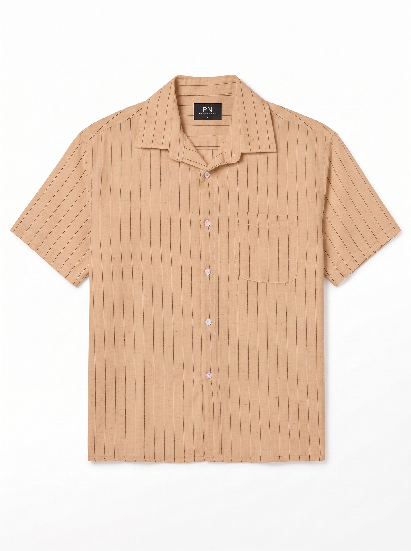 Short Sleeve Striped Shirt  /1028-202