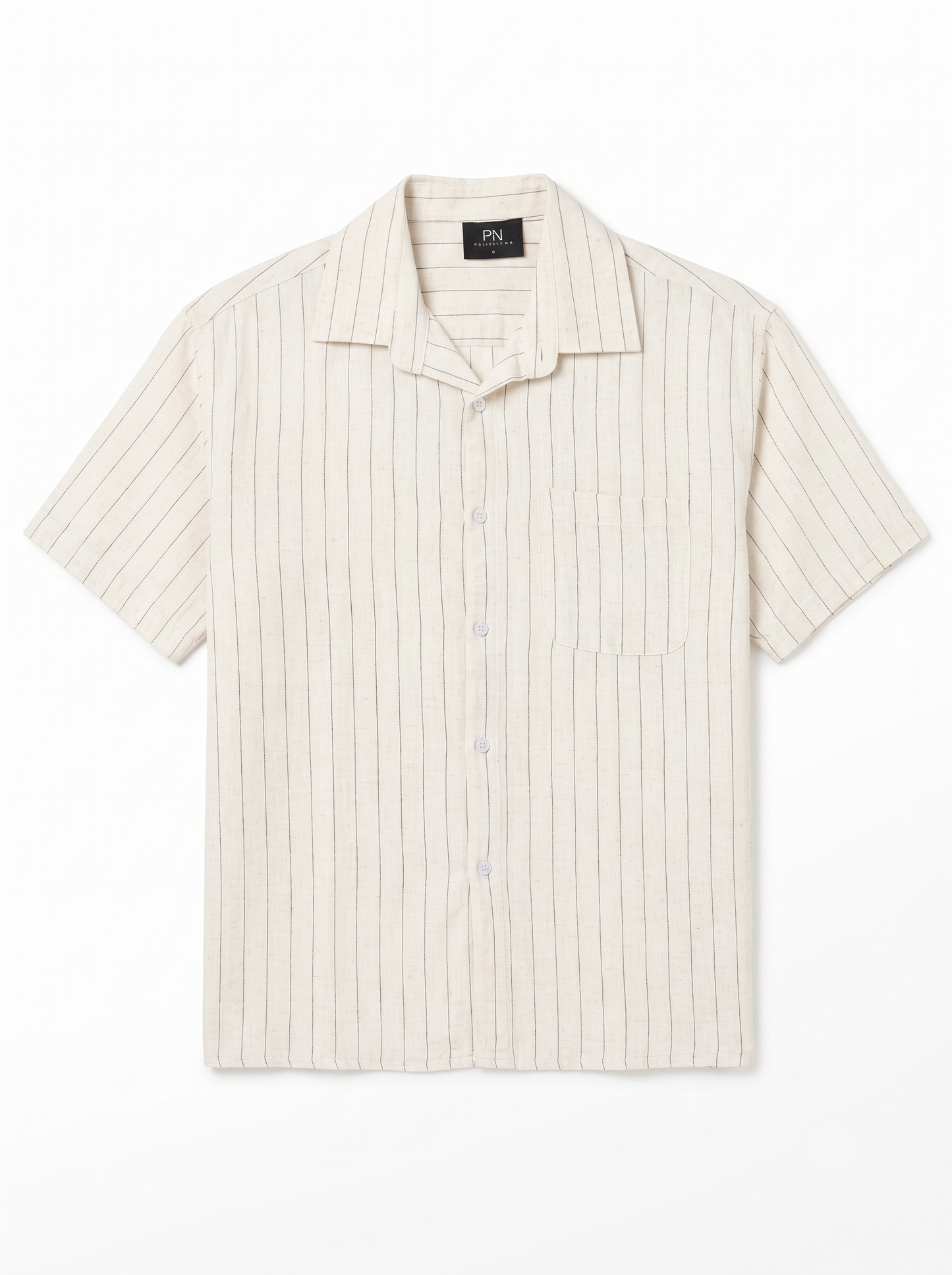 Short Sleeve Striped Shirt  /1028-202