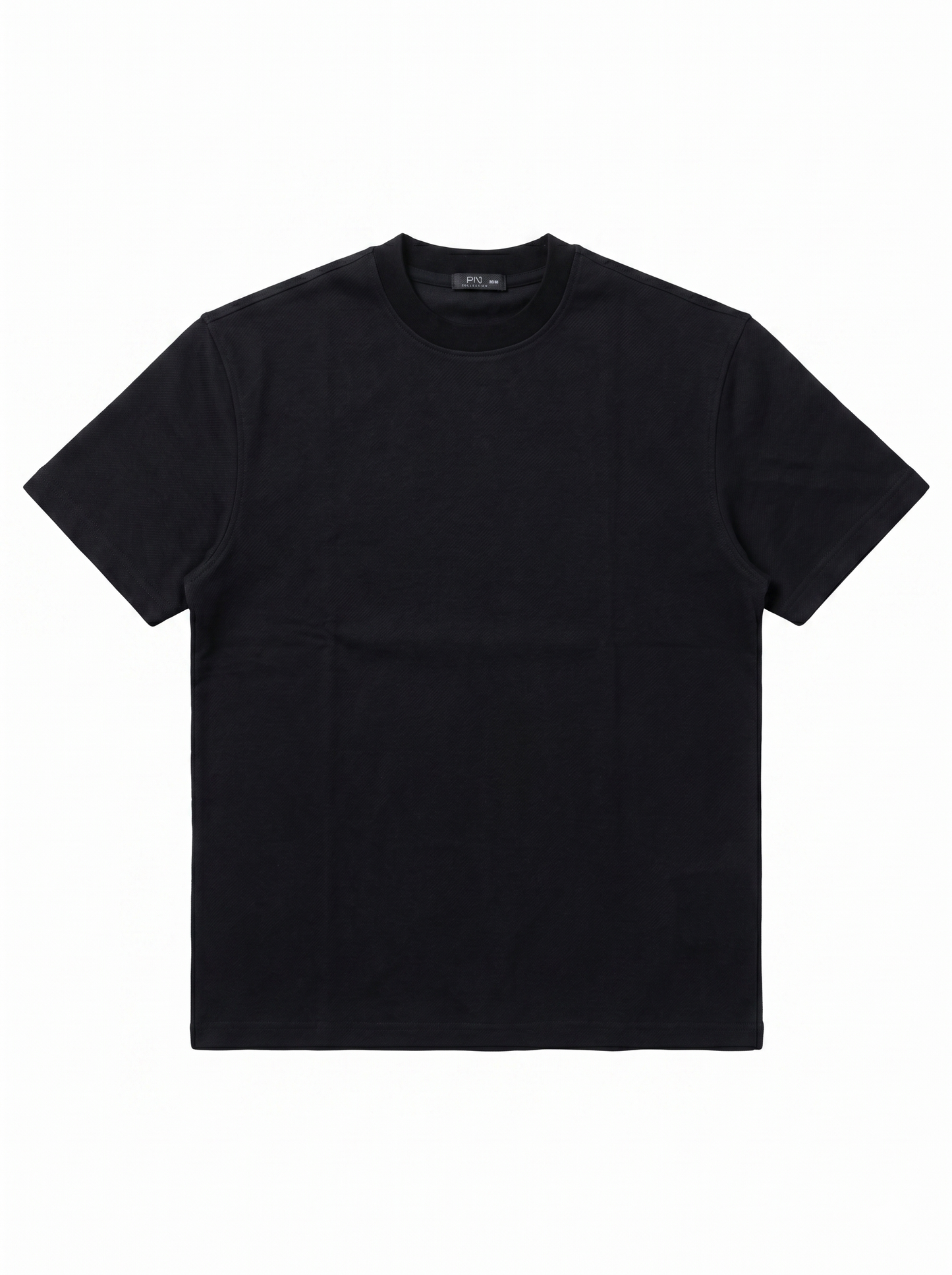 Oversized Basic T-Shirt Ribbed Fabric/1015-201